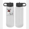 30oz White Water Bottle Thumbnail